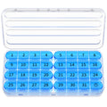 Zoksi Monthly Pill Organizer 1 Time a Day, 30 Day Pill Box Organizer Once a Day, One Month Large Pill Case for Travel, 31 Day Daily Medcine Container for Vitamins, Supplement & Medication