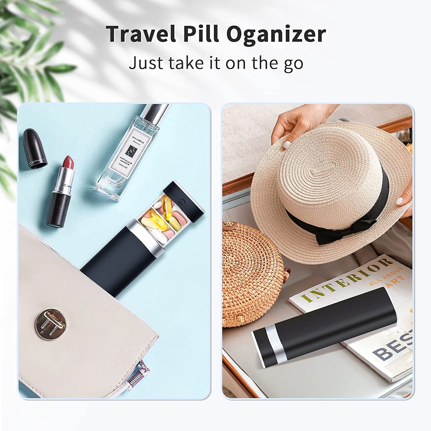 Weekly Travel Pill Box 1 Time a Day