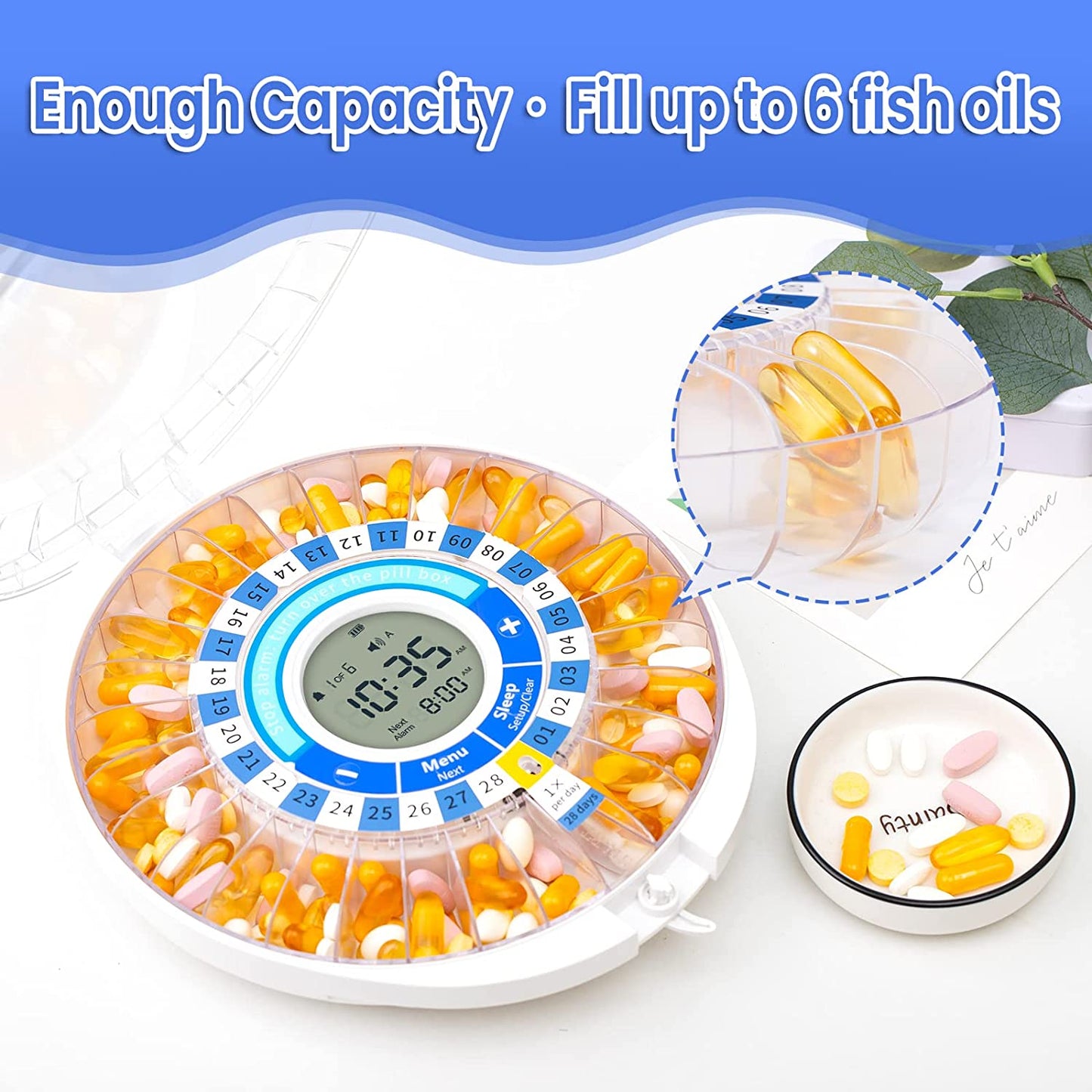 Automatic Pill Dispenser with Alarm