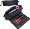AllFitCase Hair Tools Travel Bag with Heat Resistant Mat - Hair Tool Organizer Case for Curling Iron, Straightener, Flat Iron & Hair Dryer Storage Pouch, Large Capacity Design Women Travel Essentials